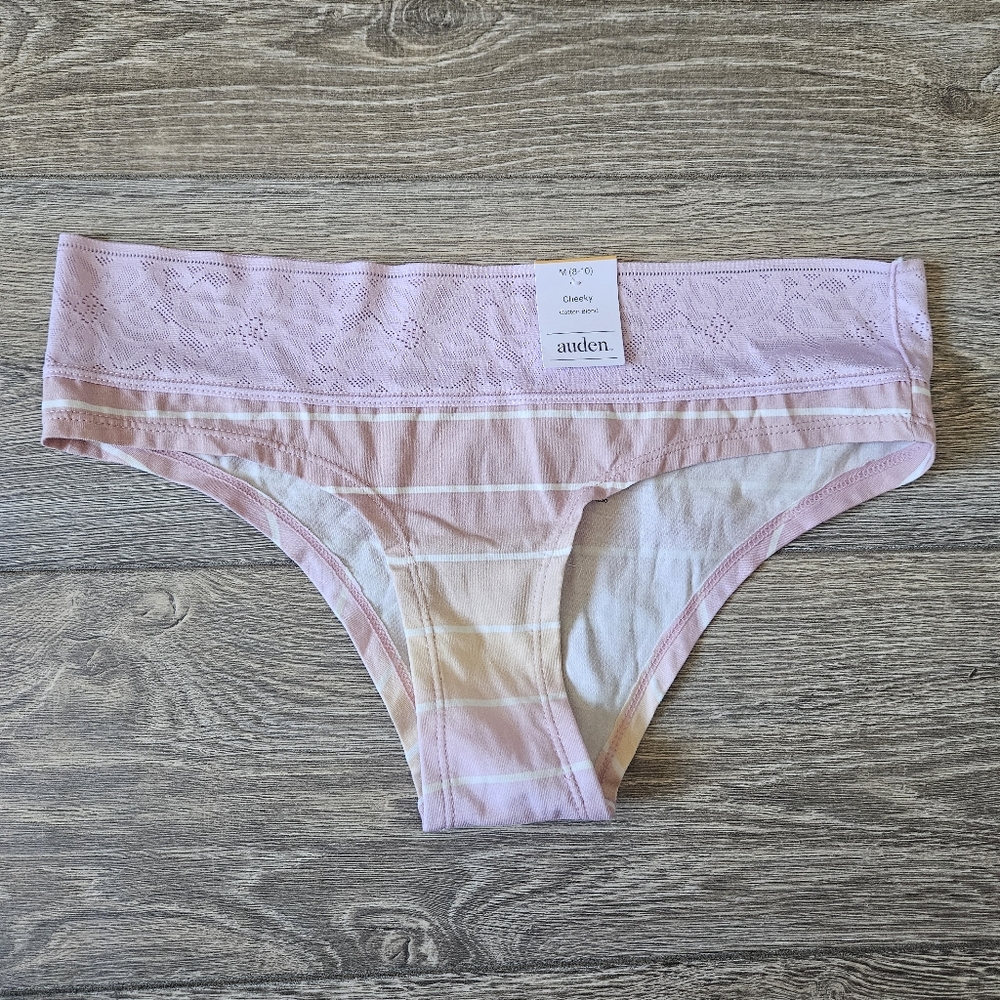 Auden Cheeky Low Rise Bikini Panties, Size Medium *NWT*